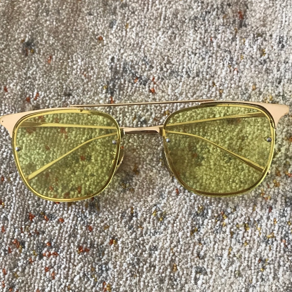 SHEVOKE YELLOW LENS SUNGLASSES
